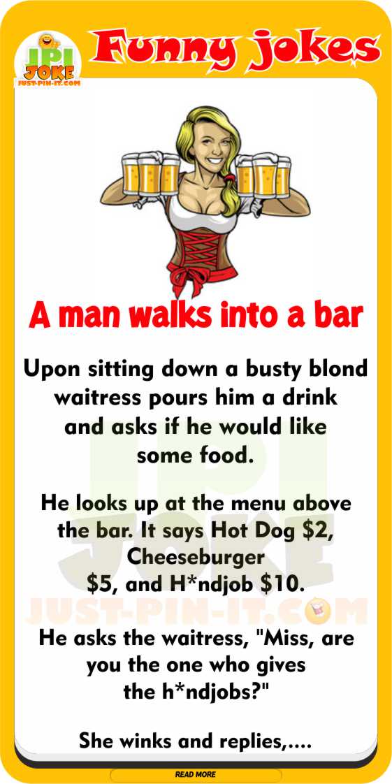 A Man Walks into a Bar - Just-Pin-It