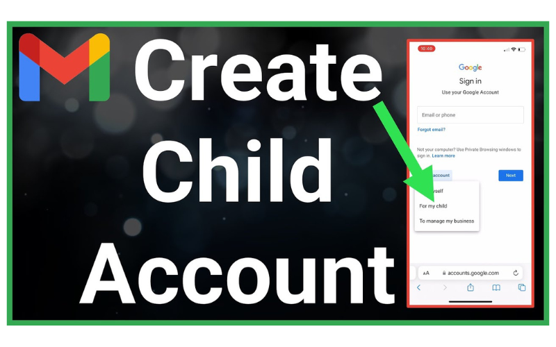 How To Create Child Google Account